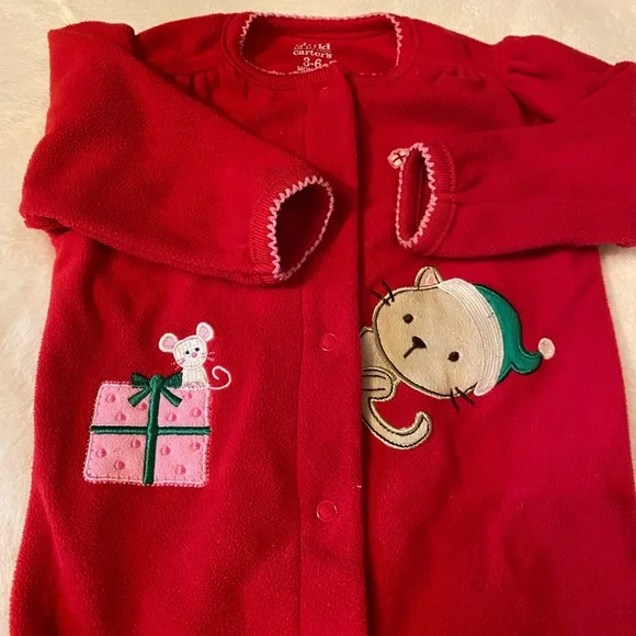 Carter’s Baby Christmas Footie Pajamas size 3-6M - Picture 2 of 3